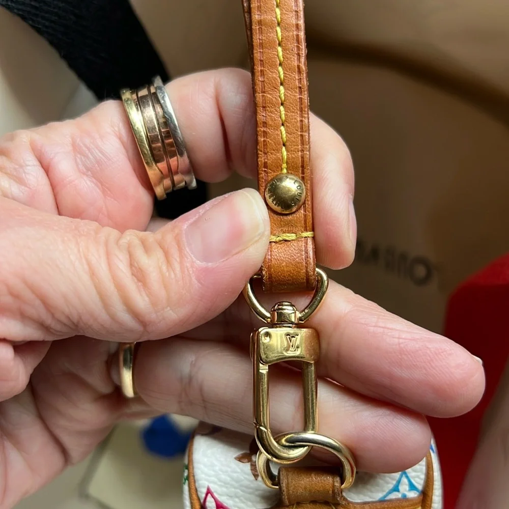 Louis Vuitton x Takashi Monogram Multicolor Wapity Pouch Wristlet